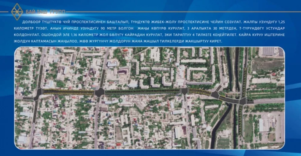 Another bridge will be built in Bishkek, this time on Ch. Valikhanov Street