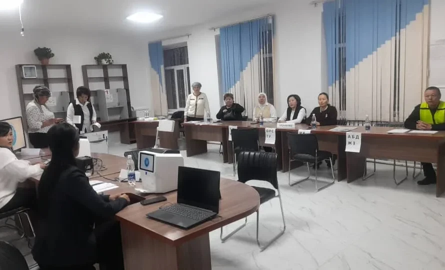 In Naryn Region, 14% of voters had cast their ballots by 12:00.