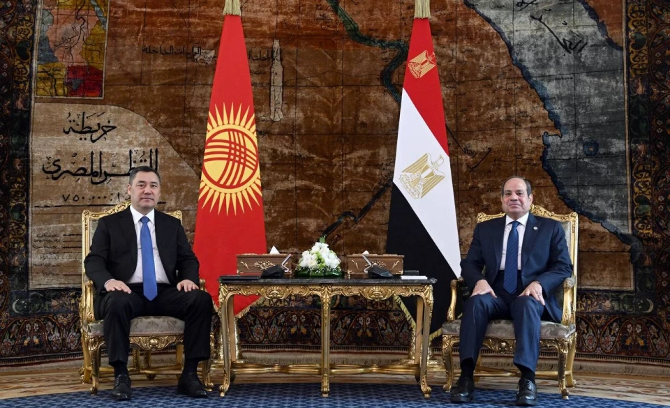 Президенты Кыргызстана и Египта провели встречу в формате тет-а-тет