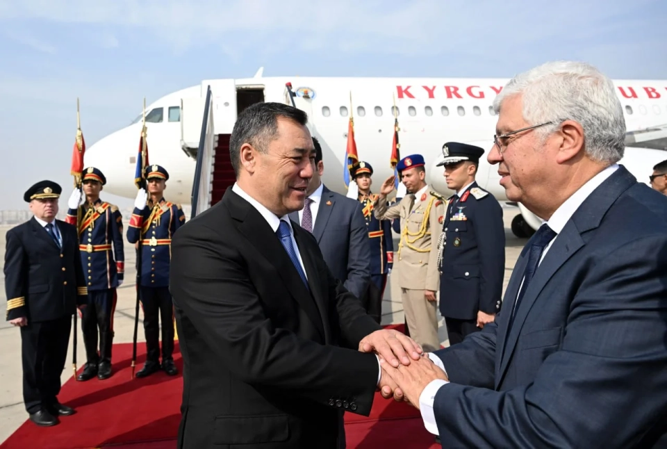 Завершился официальный визит президента Садыра Жапарова в Египет