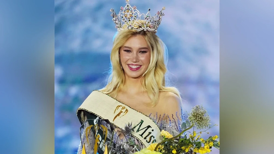 21-year-old model from the Czech Republic, Natali Pushkinova, became the winner of the "Miss Earth 2025" contest. Photo