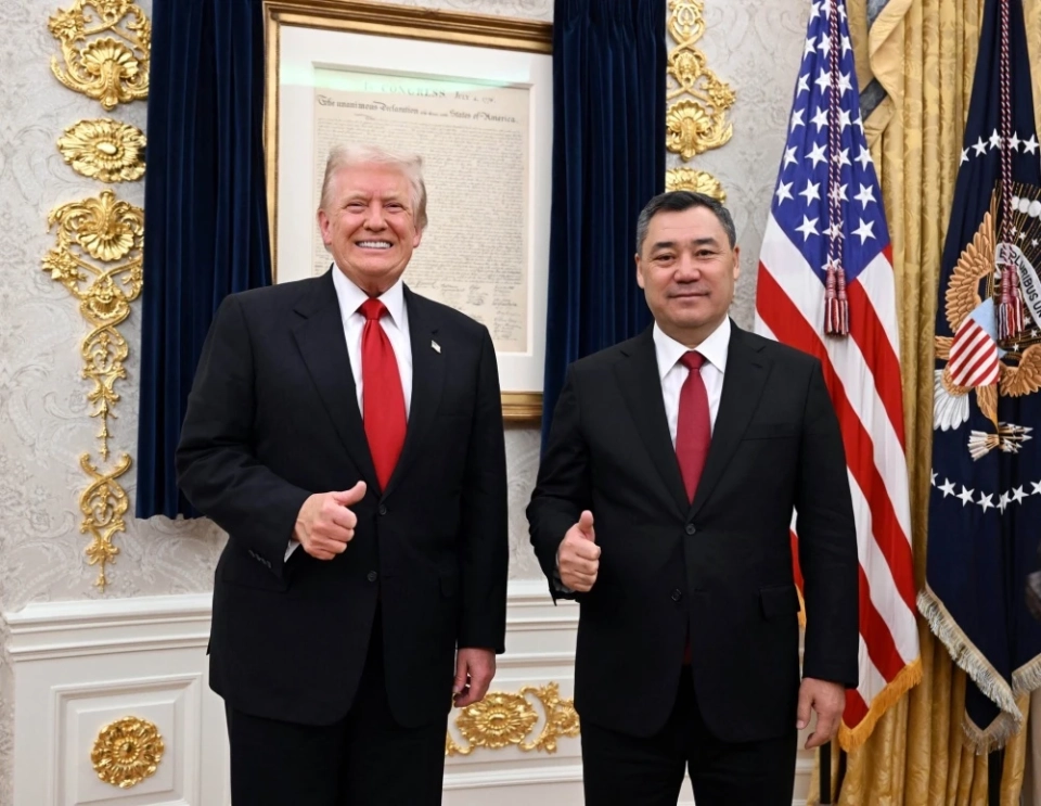 Садыр Жапаров провел переговоры с президентом США Дональдом Трампом