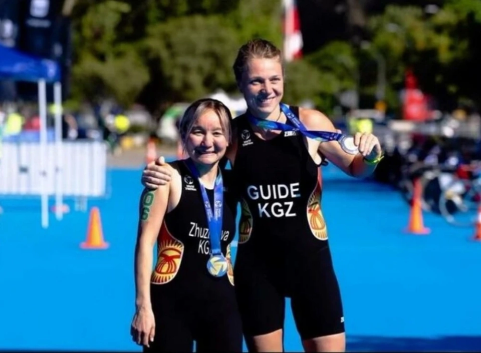 Gulnaz Zhuzbaeva Wins Gold at the Paratriathlon World Cup in Chile