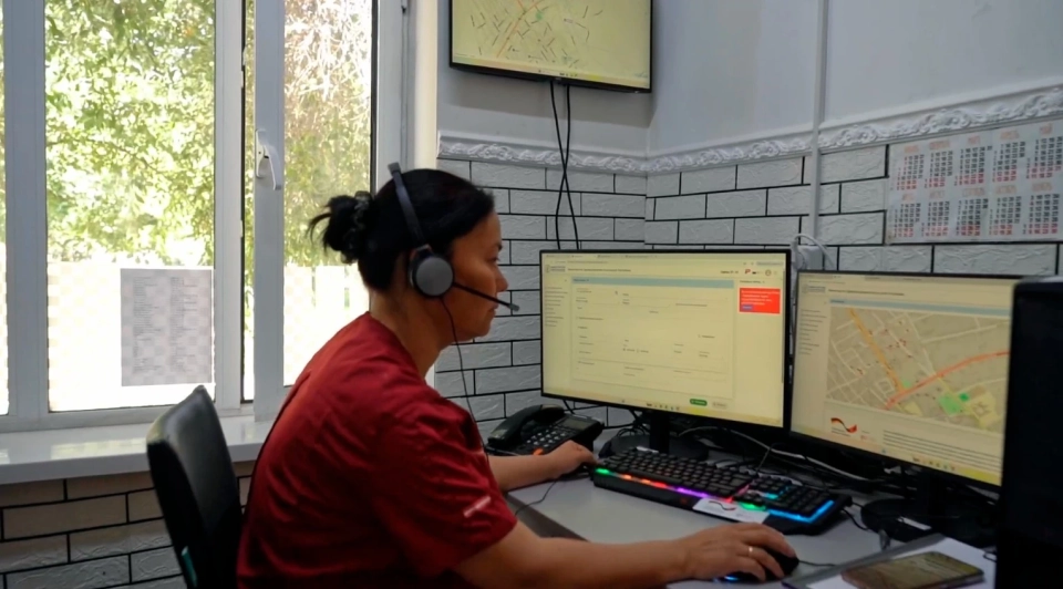 A digital ambulance dispatch center has started operating in the city of Manas