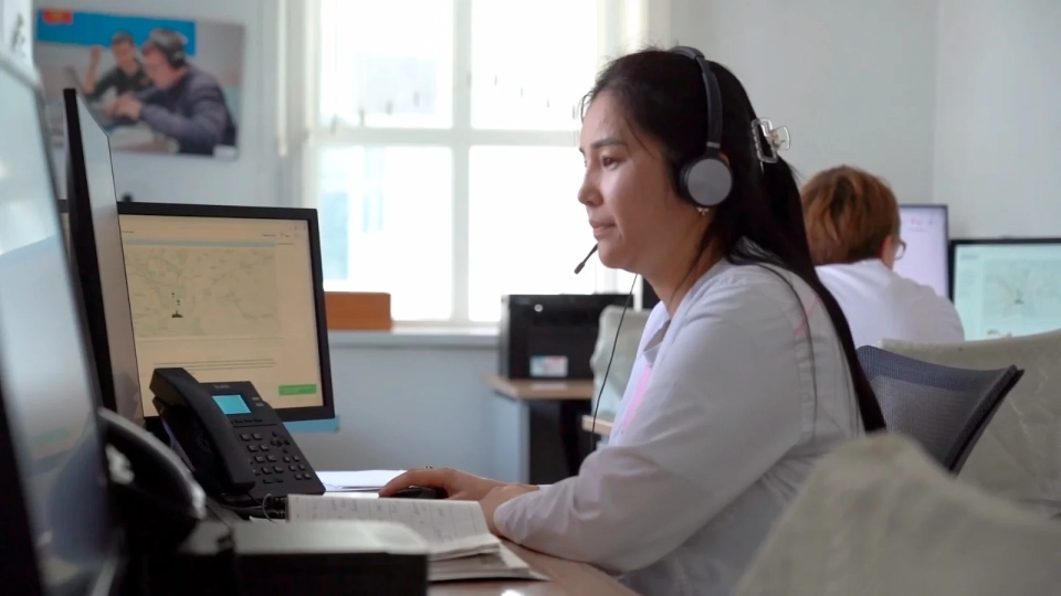 A digital ambulance dispatch service has started operating in Manas