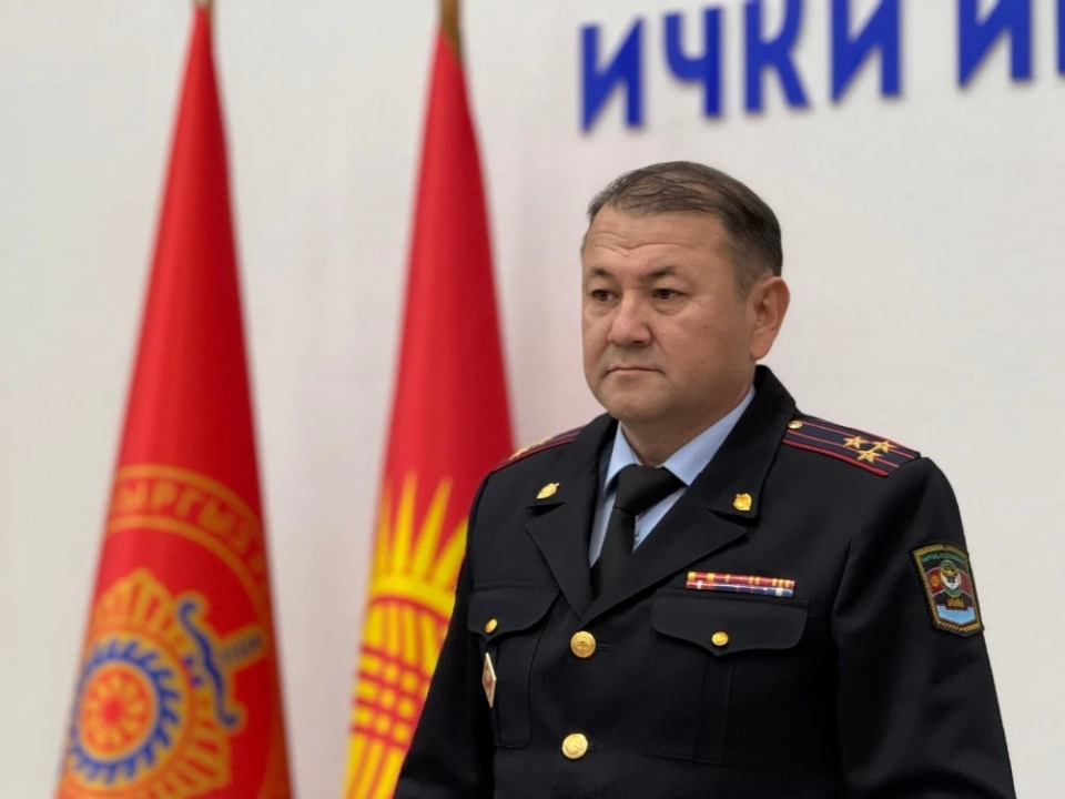 Baktybek Narchayev appointed head of the Talas region Internal Affairs Department