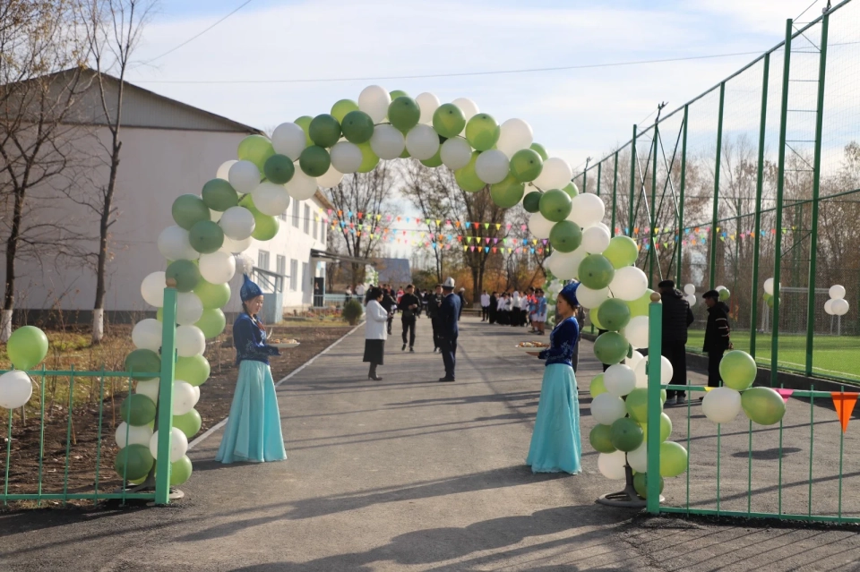 В Чуйской области открылось новое мини-футбольное поле