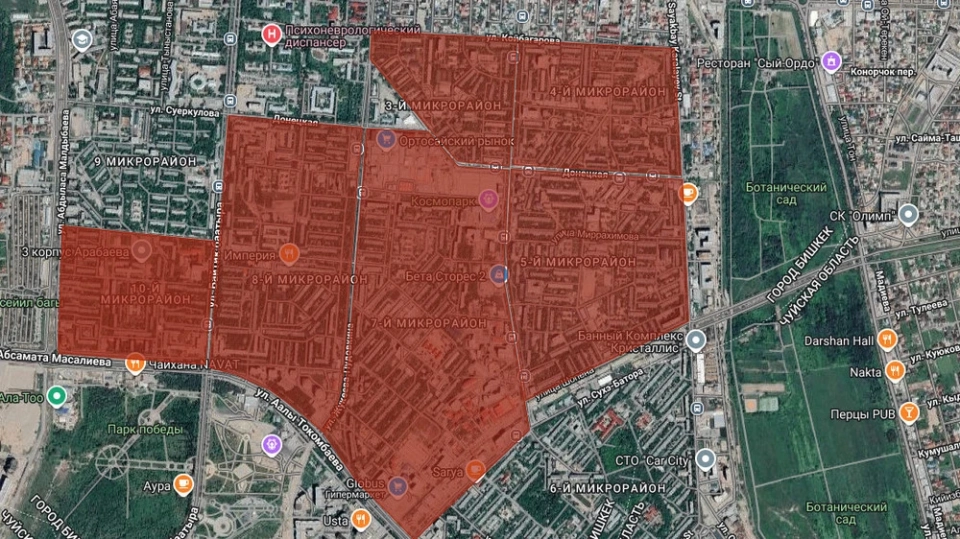 В южных микрорайонах Бишкека приостановлена подача питьевой воды из-за аварии