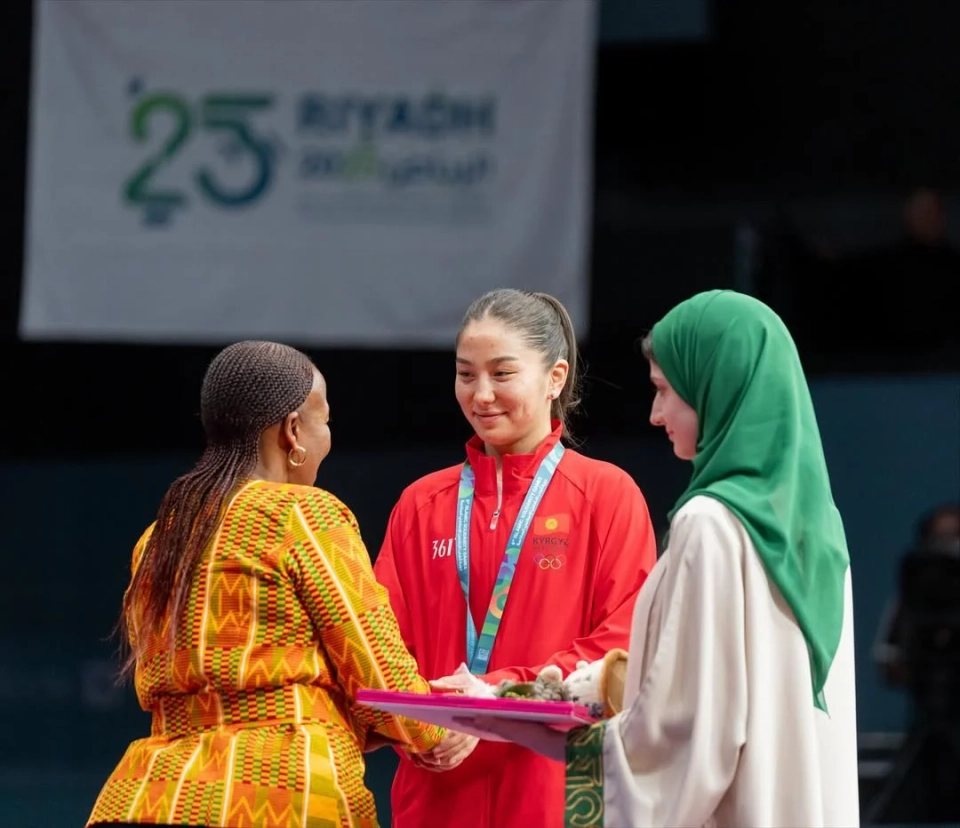 Aruuke Kadyrbek kyzy became the bronze medalist of the Islamic Solidarity Games