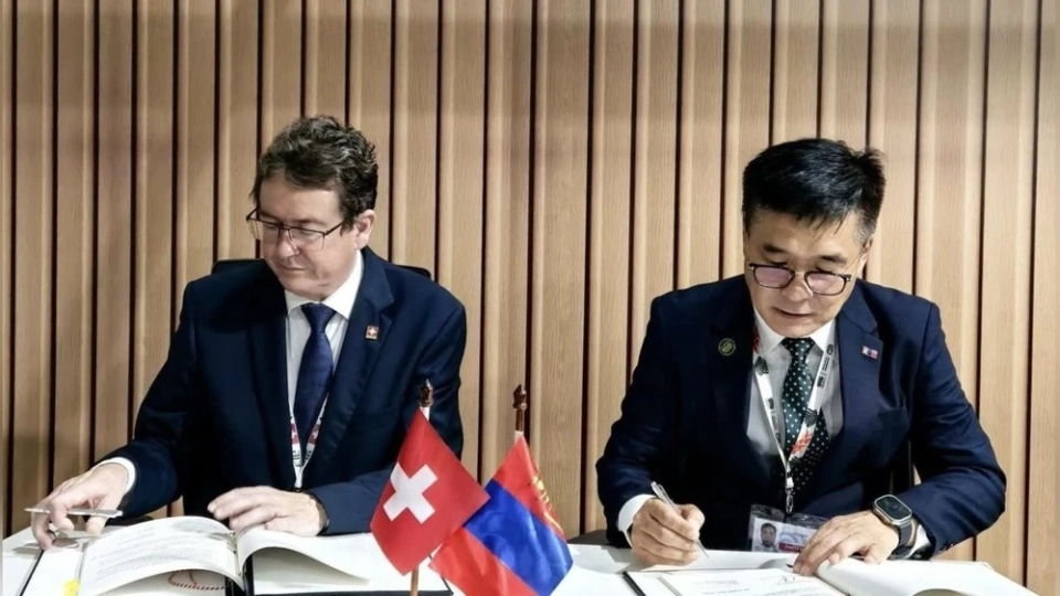Mongolia and Switzerland Sign Climate Agreement at COP30