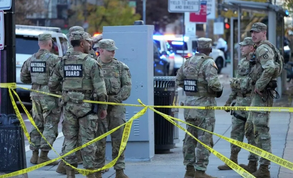 Shooting Near the White House in Washington, National Guardsmen Injured