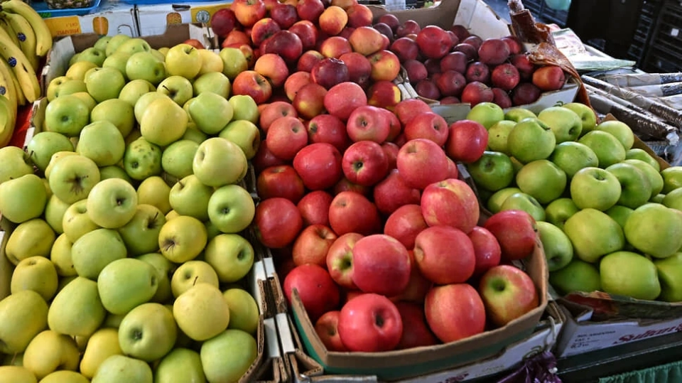 В Свердловскую область России доставили более 19 тонн яблок из Кыргызстана