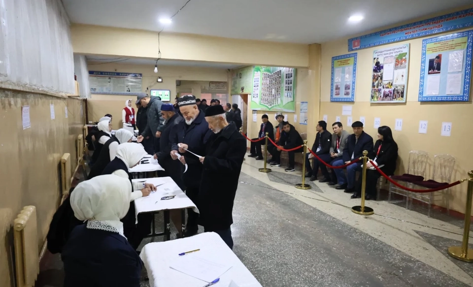 Voting is actively taking place in the Osh region