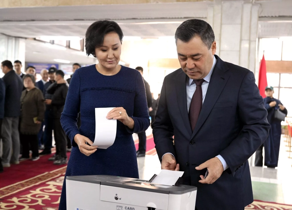 Sadyr Japarov urged voters to support the state's desire to hold fair elections