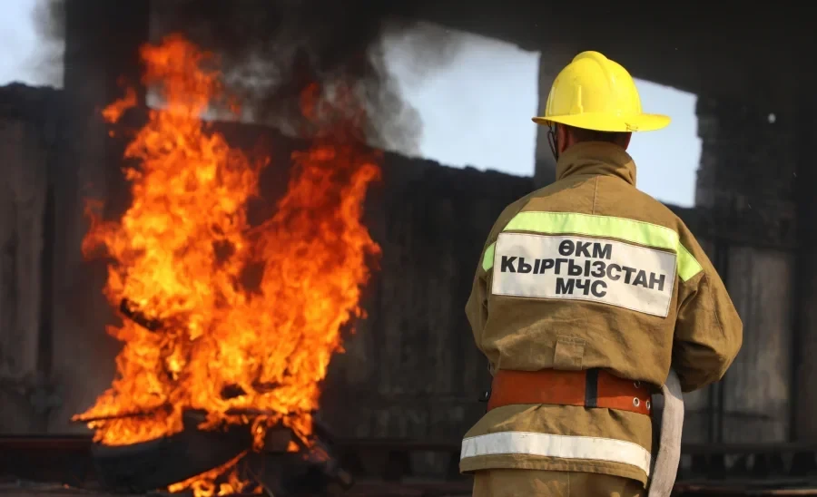 За сутки в Кыргызстане произошло 21 возгорание