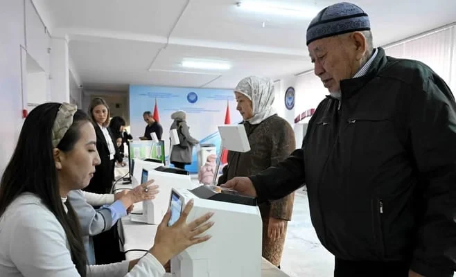 Results of the voting in district No. 28: Eru lan Kokulov is in the lead