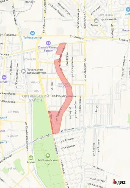 In some parts of Bishkek, cold water has been turned off