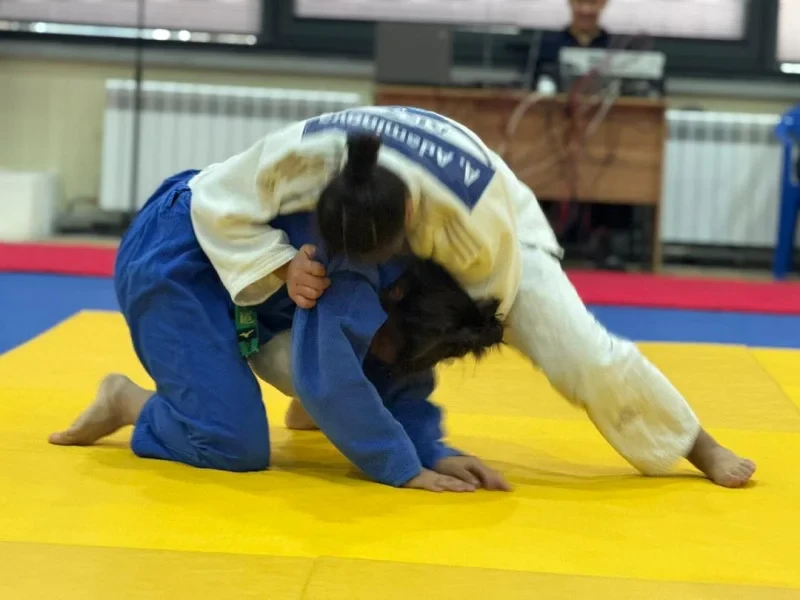 The city judo championship has started in Bishkek.