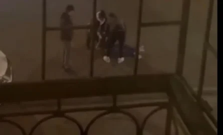 Video of a guy being beaten on the street in Bishkek turned out to be a family conflict