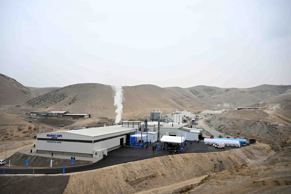 A Gypsum Board Plant Has Opened in Southern Kyrgyzstan