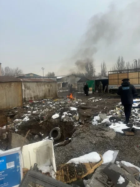 In Bishkek, 290 cases of burning dry grass, household, and other types of waste have been identified