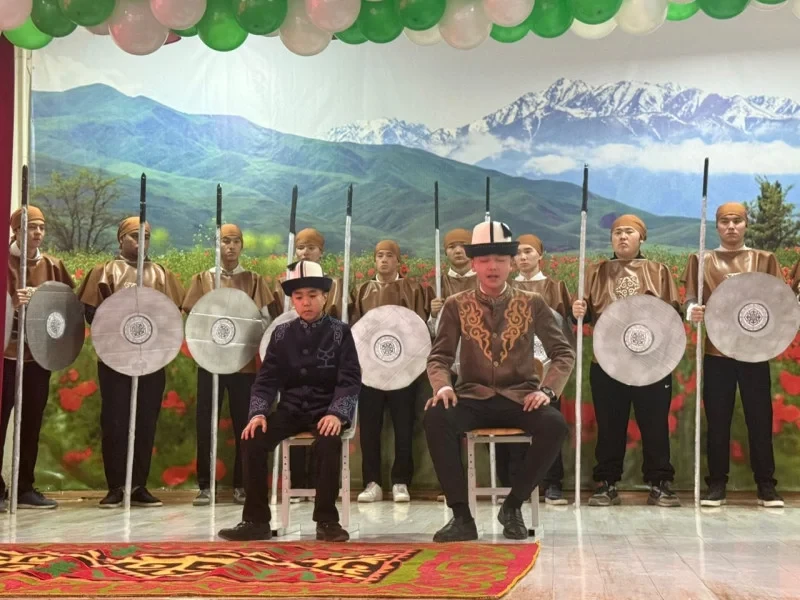 In the capital school, the Day of the Epic "Manas" was celebrated