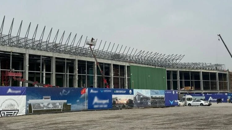 Updated Bishkek Airport. Construction is expected to be completed in May 2026.