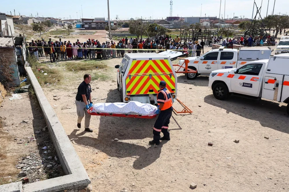 In South Africa, unknown assailants carried out a mass shooting in a bar: 12 people died