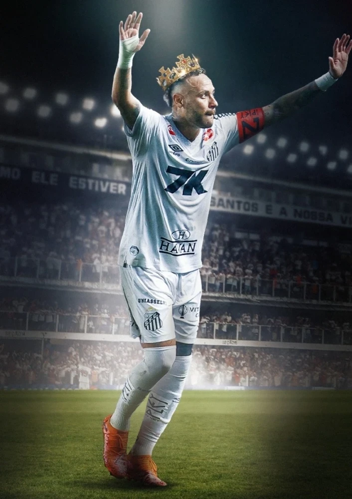 Neymar led "Santos" out of the relegation zone in the Brazilian Serie A