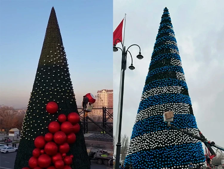 Which Christmas tree is more beautiful - in Bishkek or Osh? Survey
