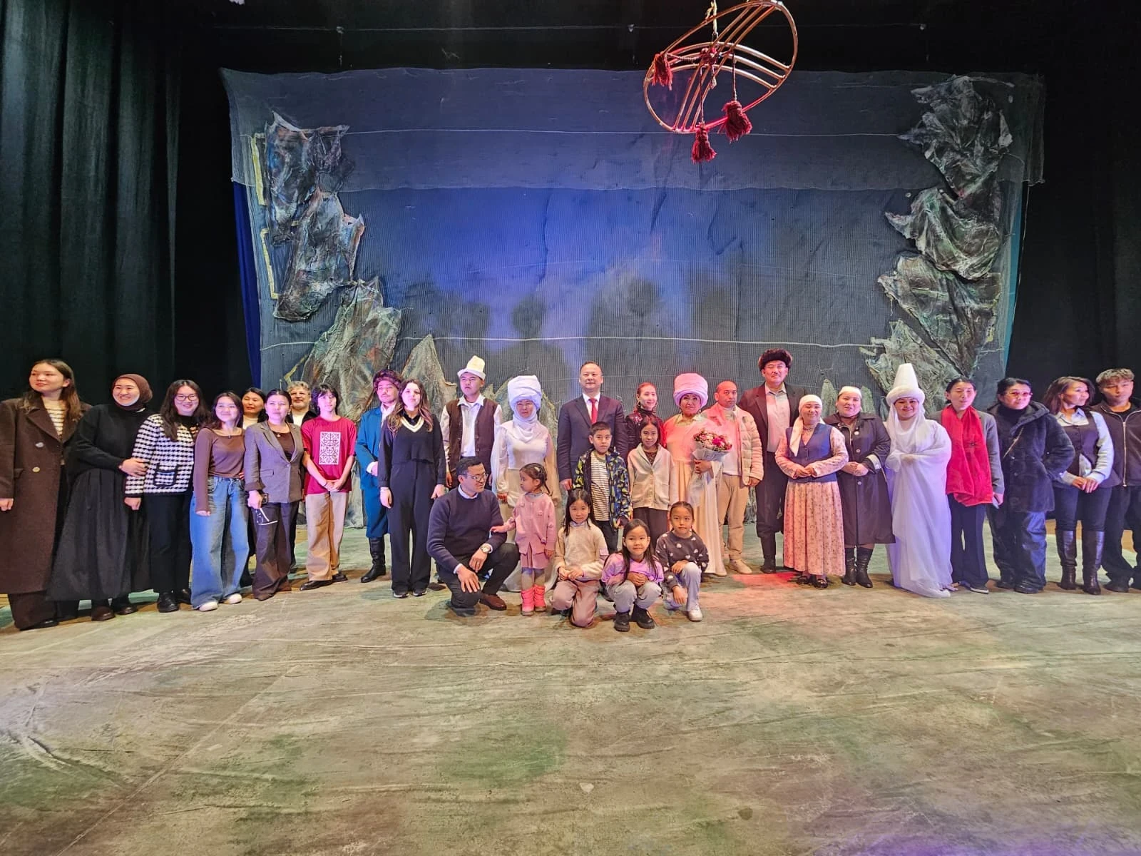 Actors of the Talas Musical and Dramatic Theater performed in Ankara