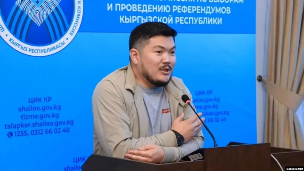 In Kyrgyzstan, activist Aibek Tenizbay was detained
