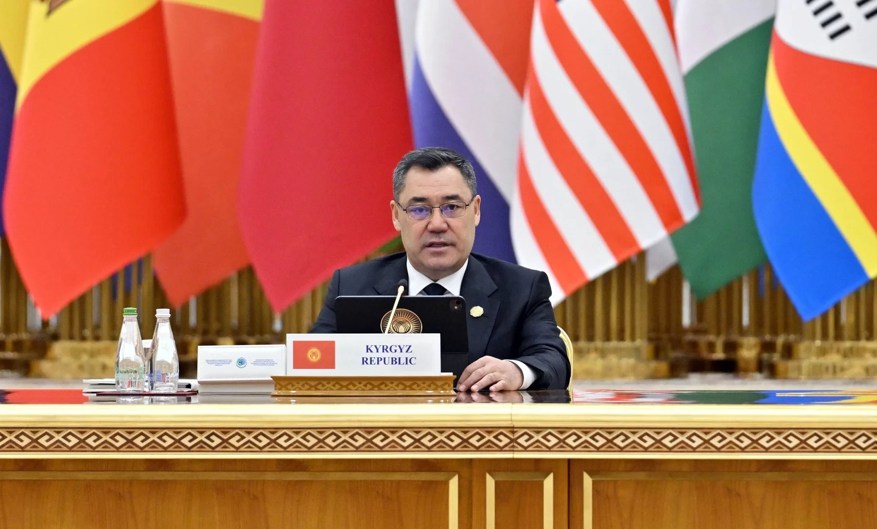 Sadyr Japarov spoke at an international forum in Turkmenistan