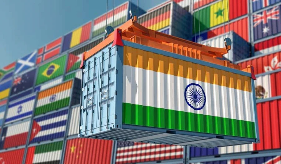 Indian exports reached a record in the first half of 2026.