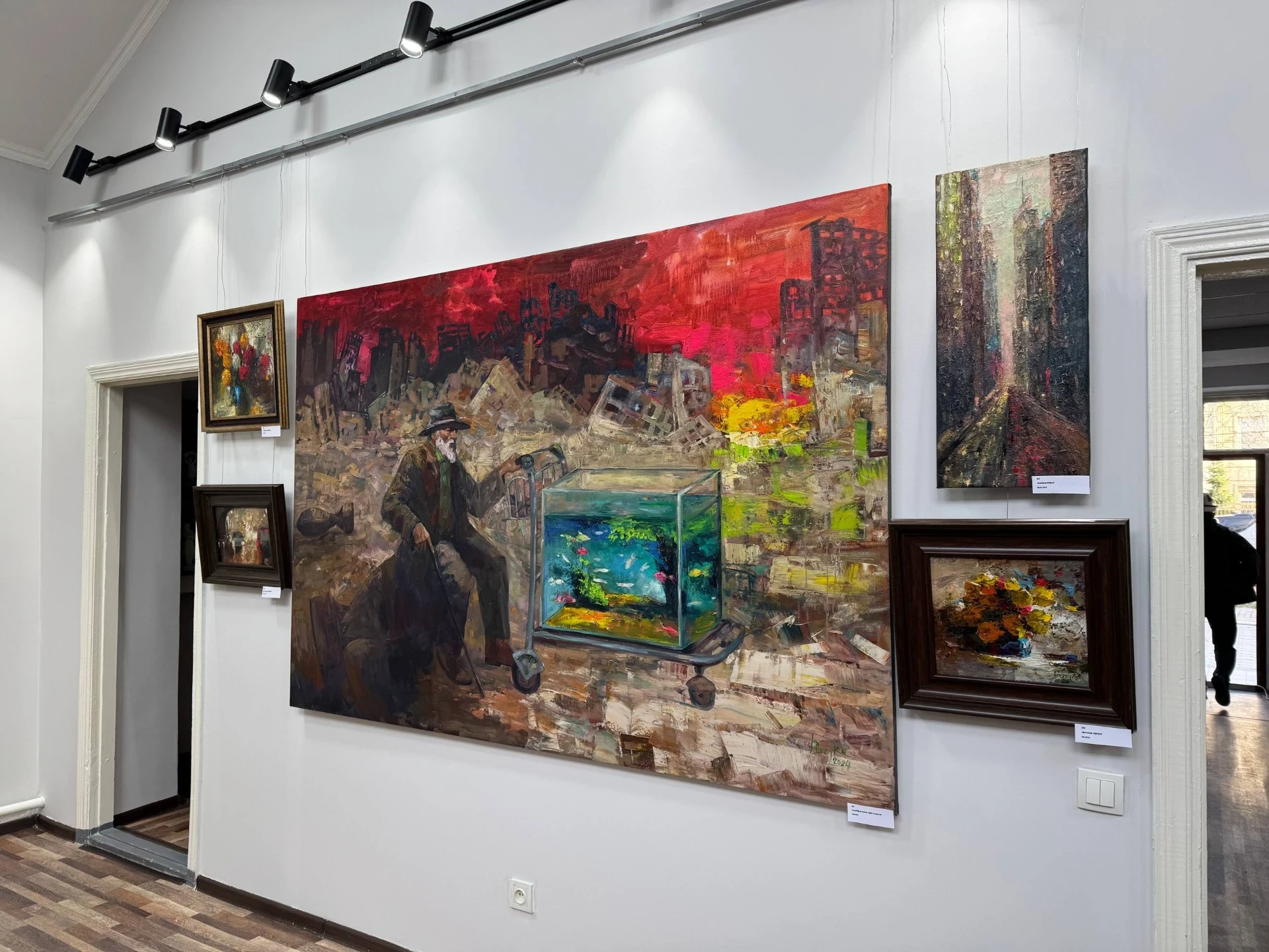 Vivid Colors of New York on the Canvases of Bazarkul Omurkul Uulu. Exhibition in Bishkek