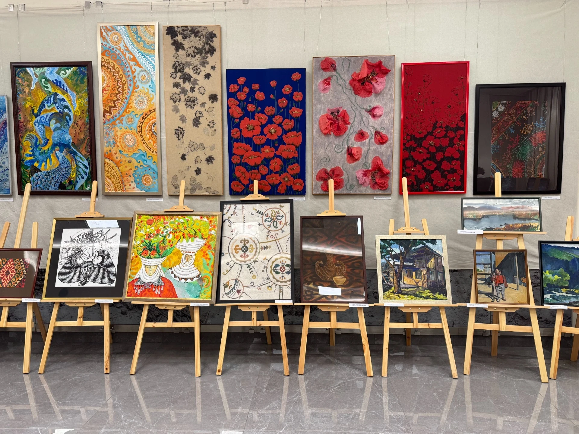 An exhibition of works by the international creative group "Suyunchu" has opened in Bishkek