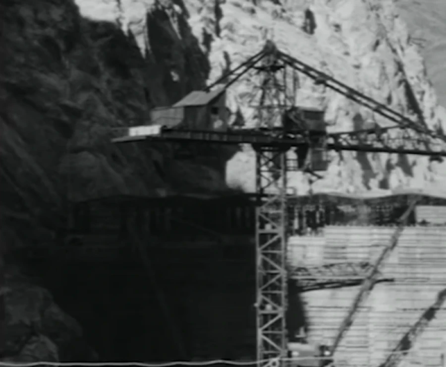 The digitized film by Algimantas Vidugiris "Naryn Diary," made over 50 years ago