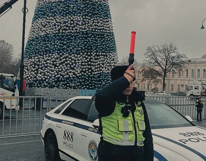 В Бишкеке перекроют часть проспекта Чуй из-за церемонии зажжения главной новогодней елки