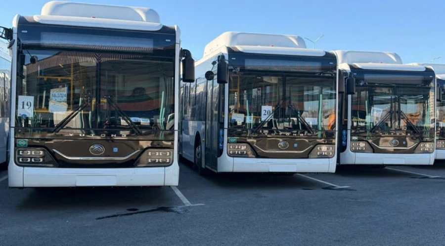 95 Buses from China Arrive in Bishkek