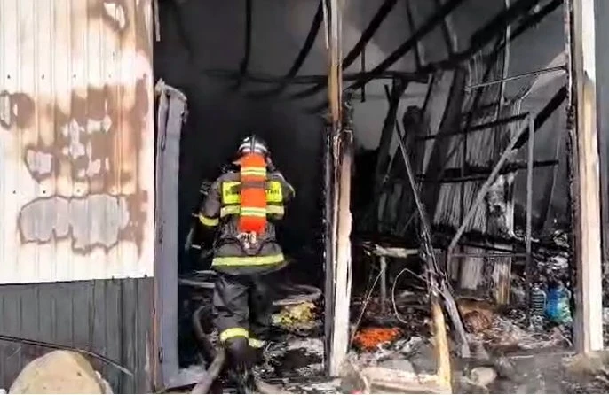 Fire at the "Aziz" Market in Bishkek Extinguished