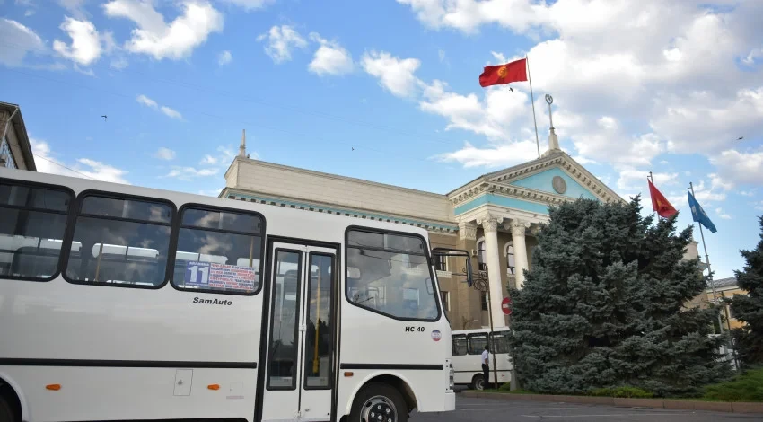 A new bus route has been launched in the residential area "Kyrgyzstan-1"
