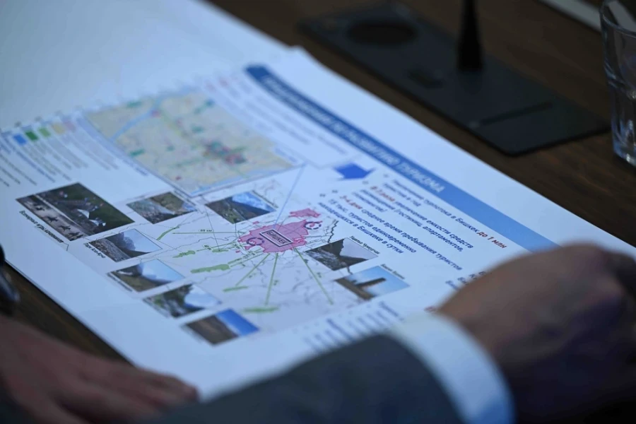 In the Cabinet of the Kyrgyz Republic, the new general plan for Bishkek was discussed.