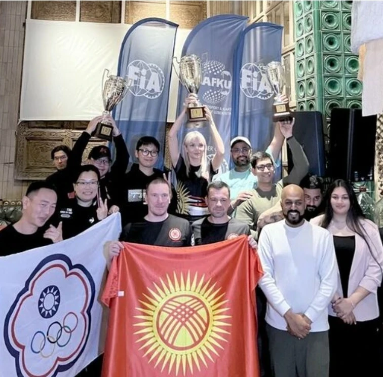 The Kyrgyzstan national team won the Asian Championship in Gymkhana