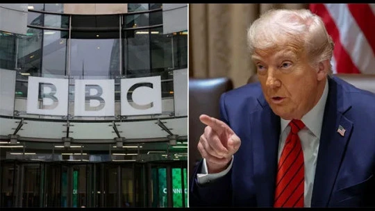 Trump demands $10 billion from BBC