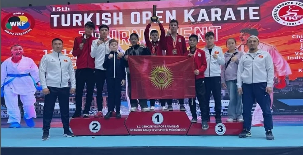 Kyrgyzstan Won Three Bronze Medals at the Turkish Open Karate