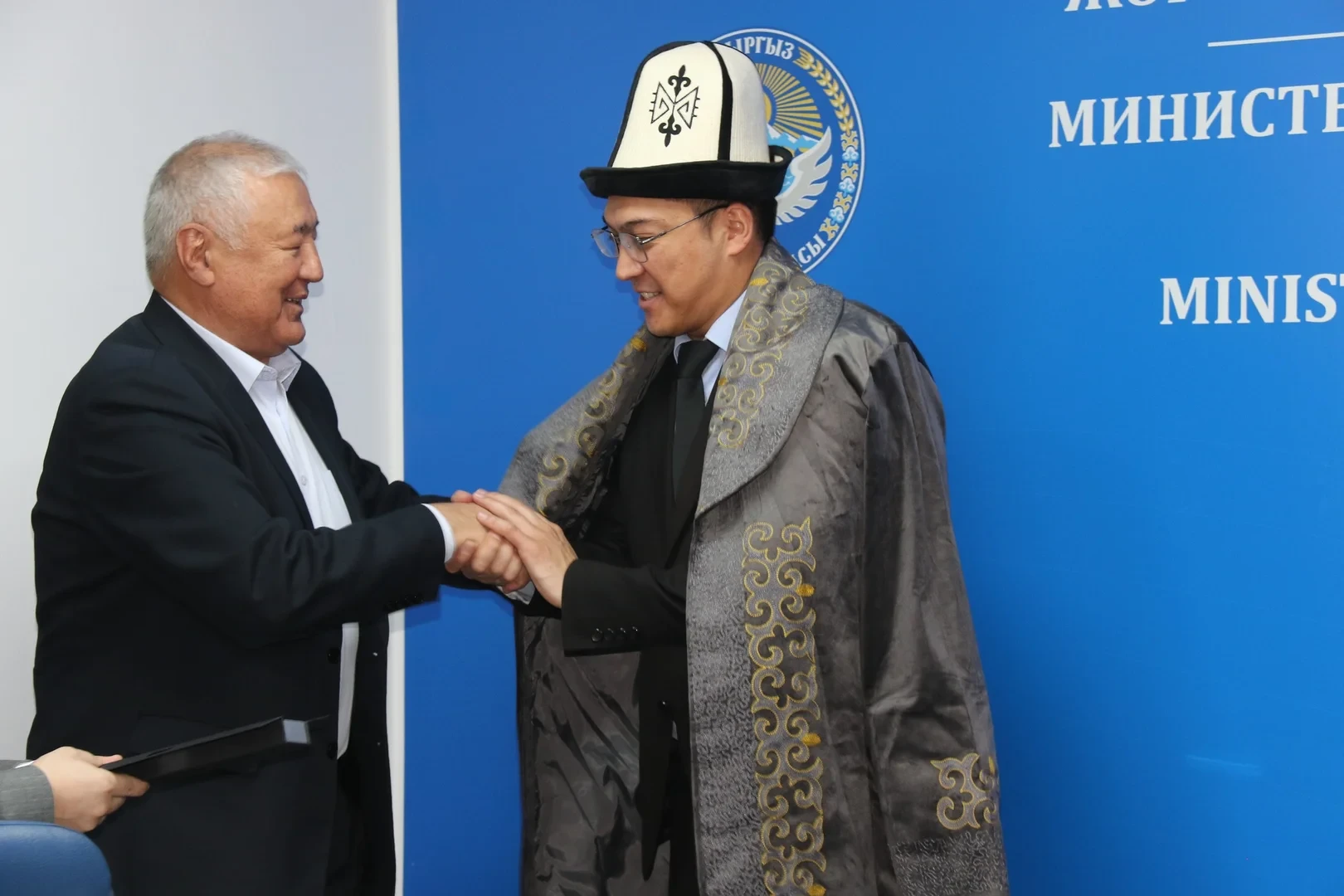 The Ministry of Science team bid farewell to Baktyar Orozov