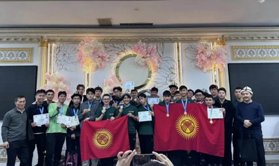 Schoolchildren from Kyrgyzstan won 21 medals at the Eurasian Olympiad