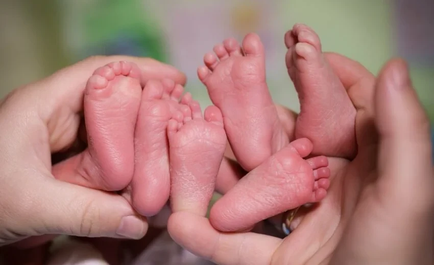 Triplets were born in Bishkek