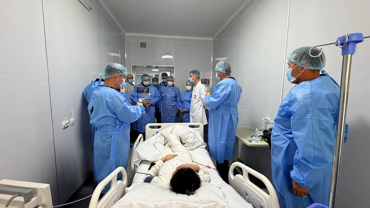 The first liver transplant was performed by doctors in southern Kyrgyzstan