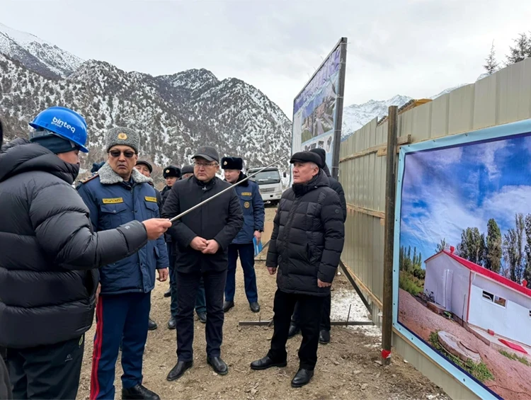 Construction of wastewater treatment facilities has begun in the "Kyrgyz-Ata" park.
